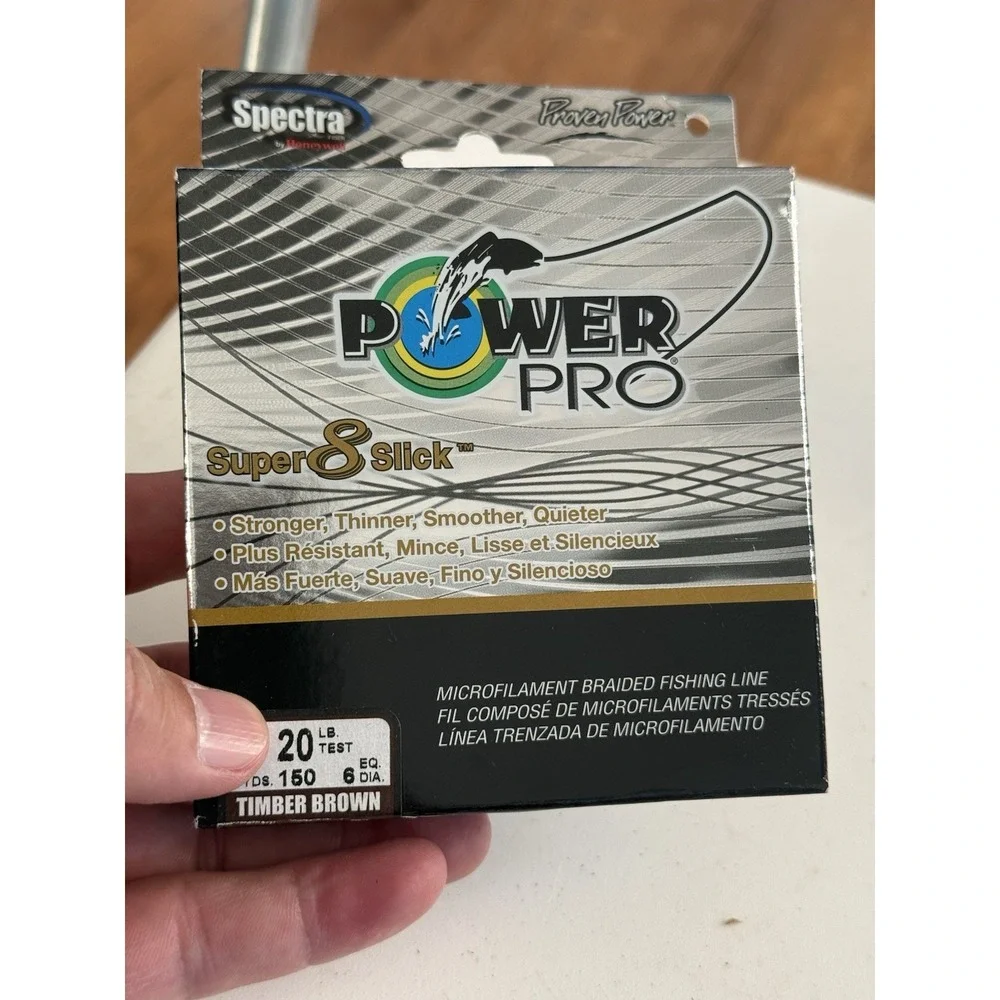 Power Pro Super 8 Slick Line 20lb, About 80% Still There